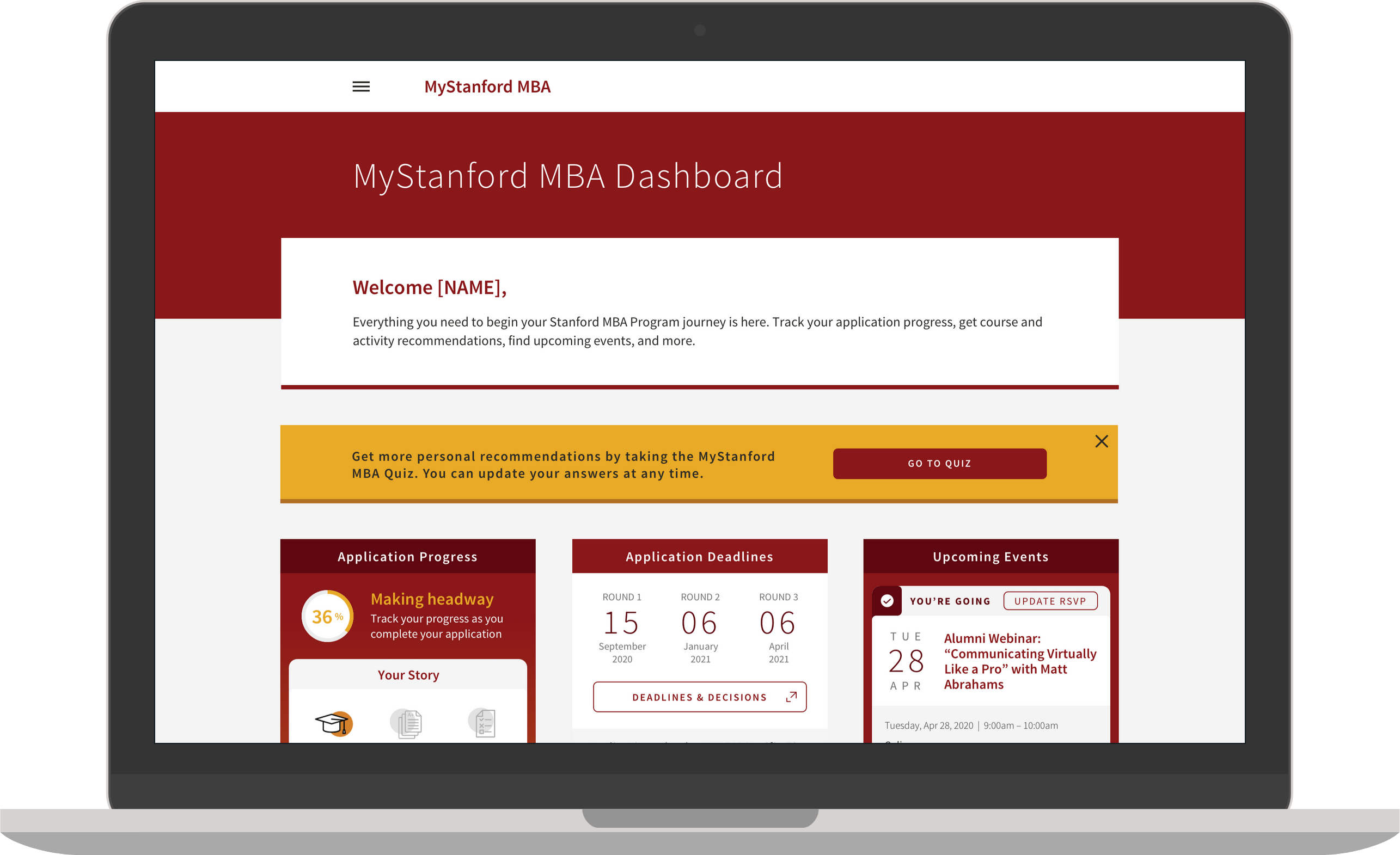 Desktop version of MyStanford MBA